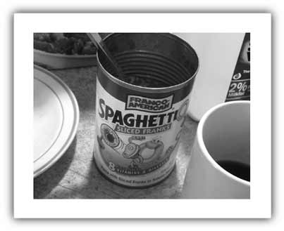 A can of spaghetti O's