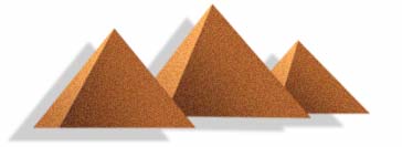 (graphic - the Great Pyramids....not so great)