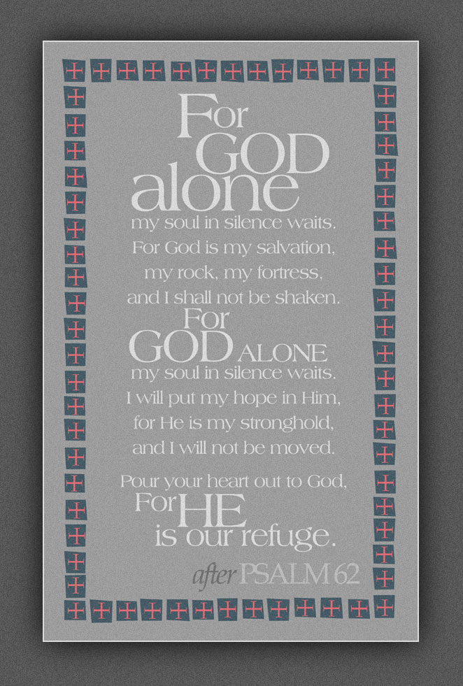 For God alone